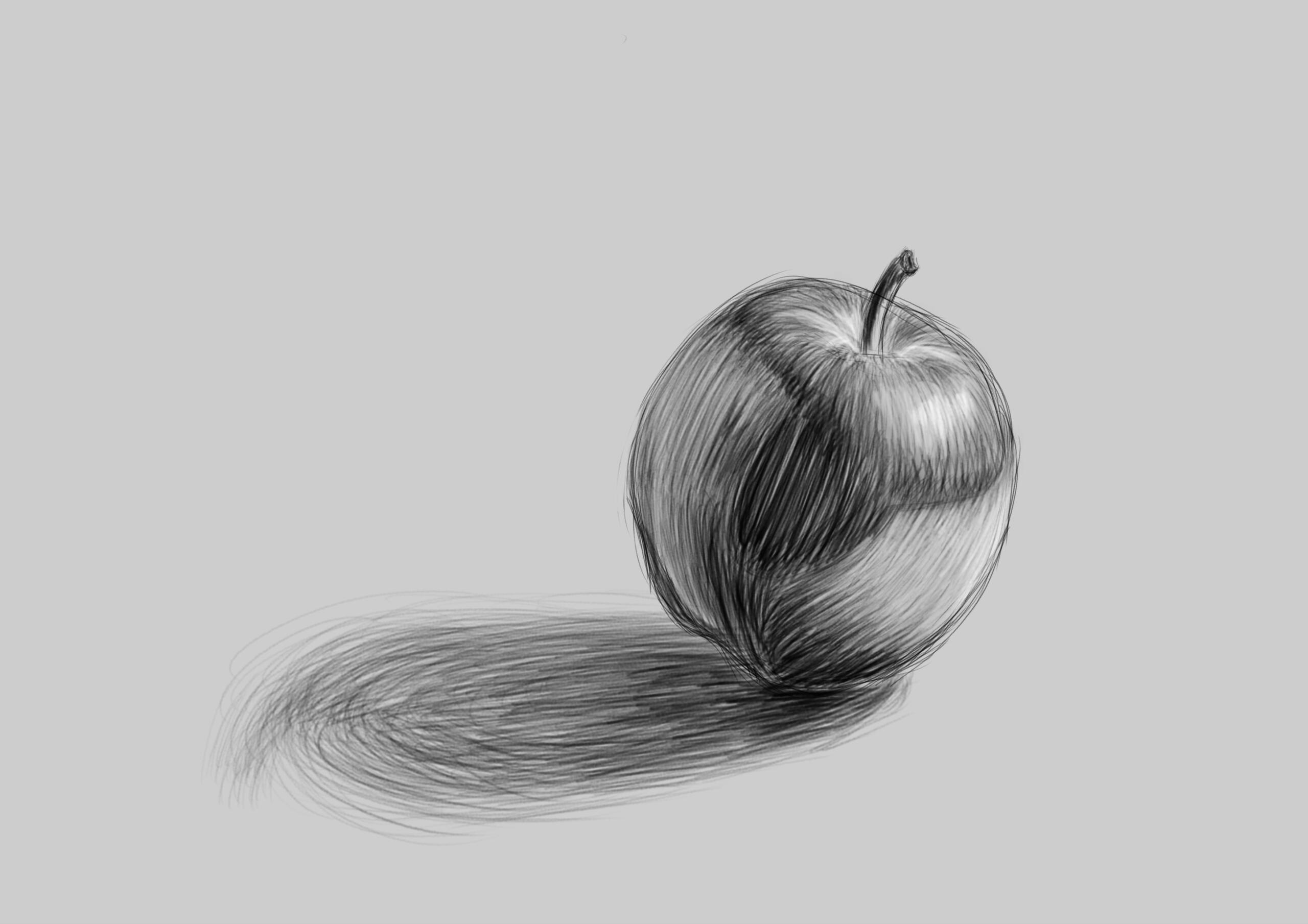 Apple - digital sketch